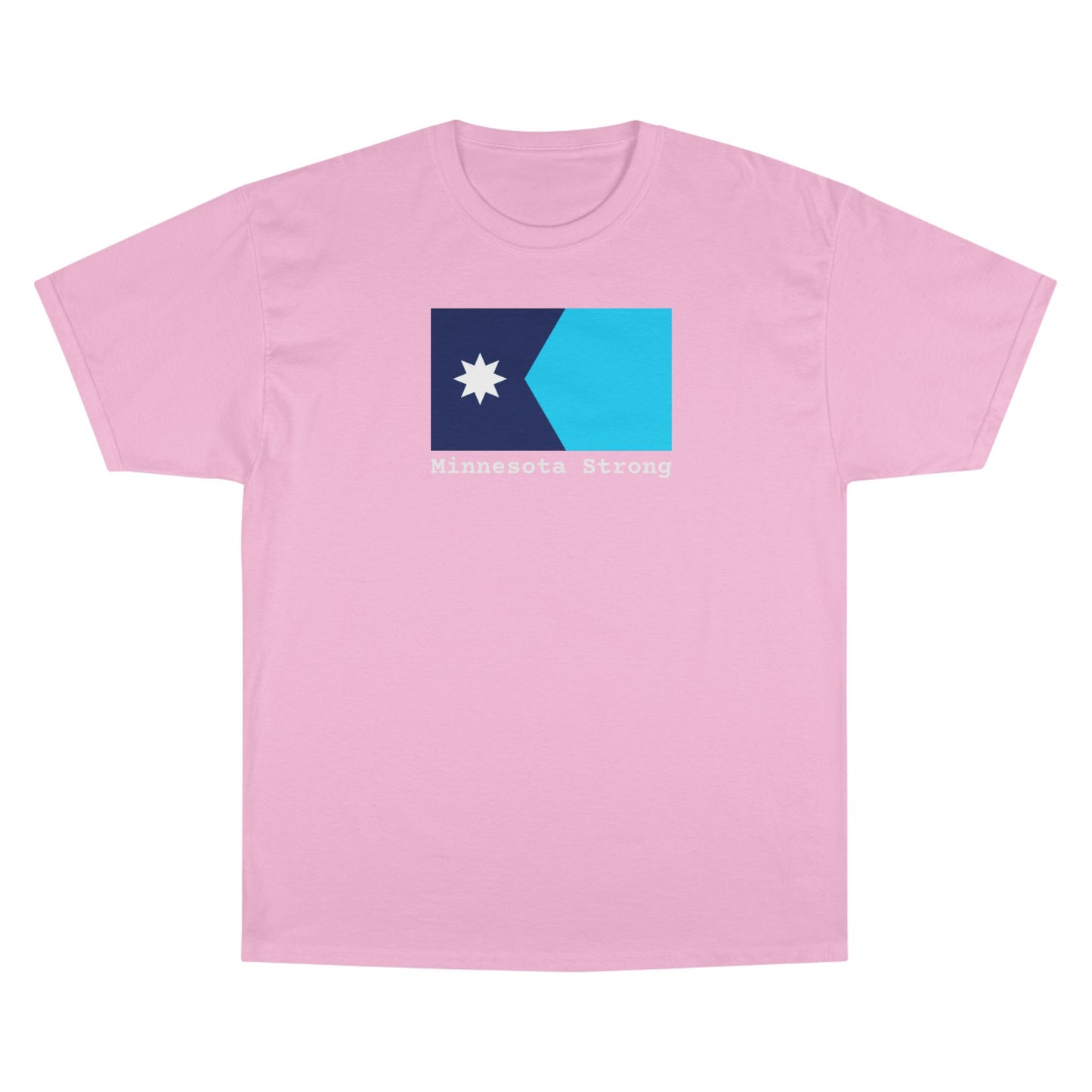 Minnesota Strong Flag T-Shirt — Champion brand Tee
