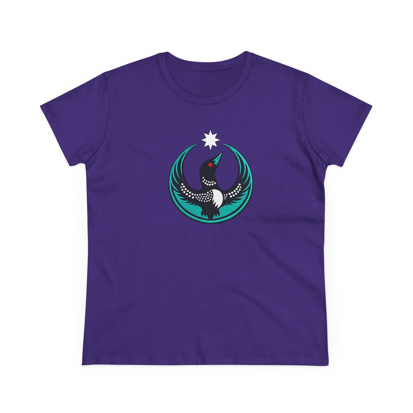 Minnesota Rebel Loon Illustration Tee | Women's Midweight 100% Cotton