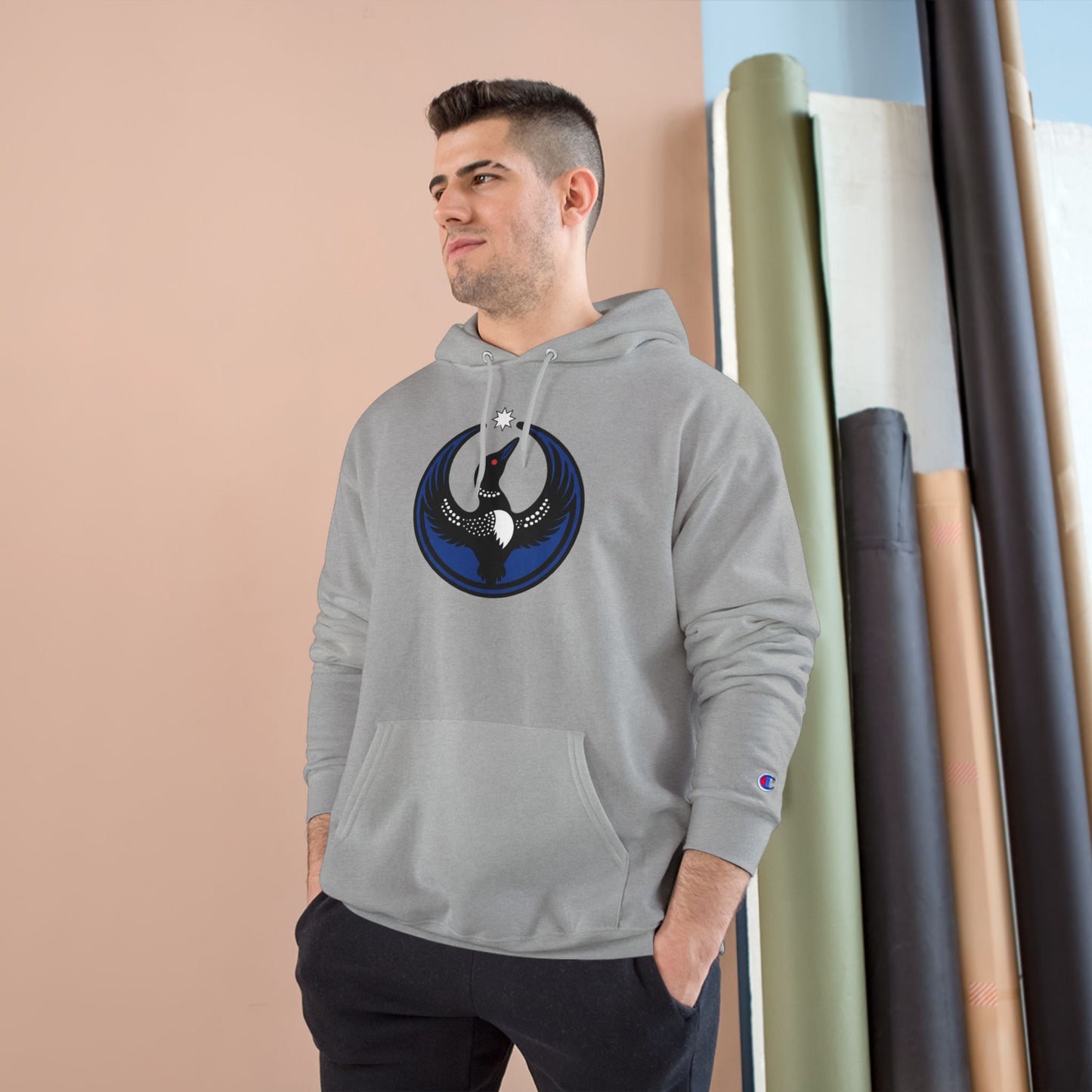 Minnesota Rebel Alliance Loon  Champion Hoodie