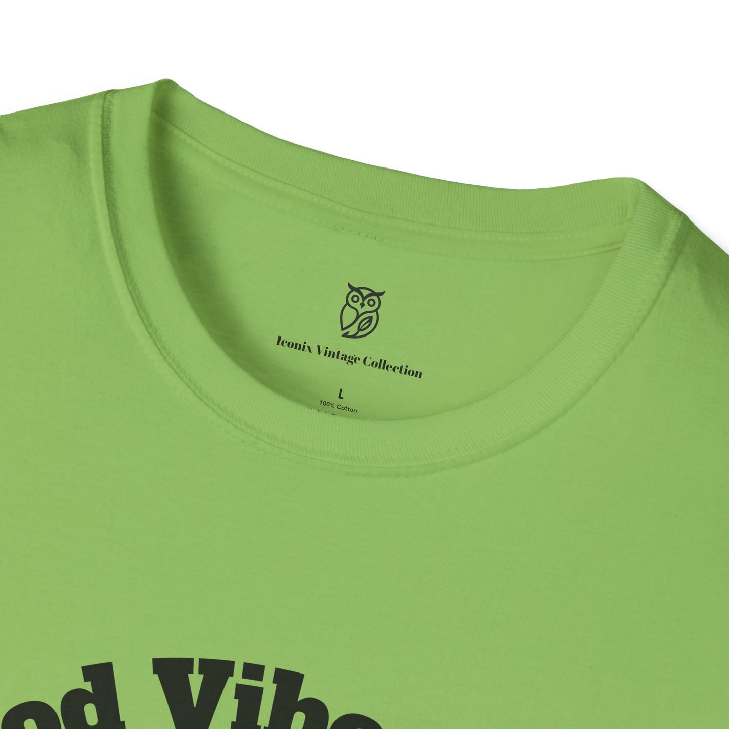 Good Vibes Only T-Shirt — Retro Palm Sunset Tee