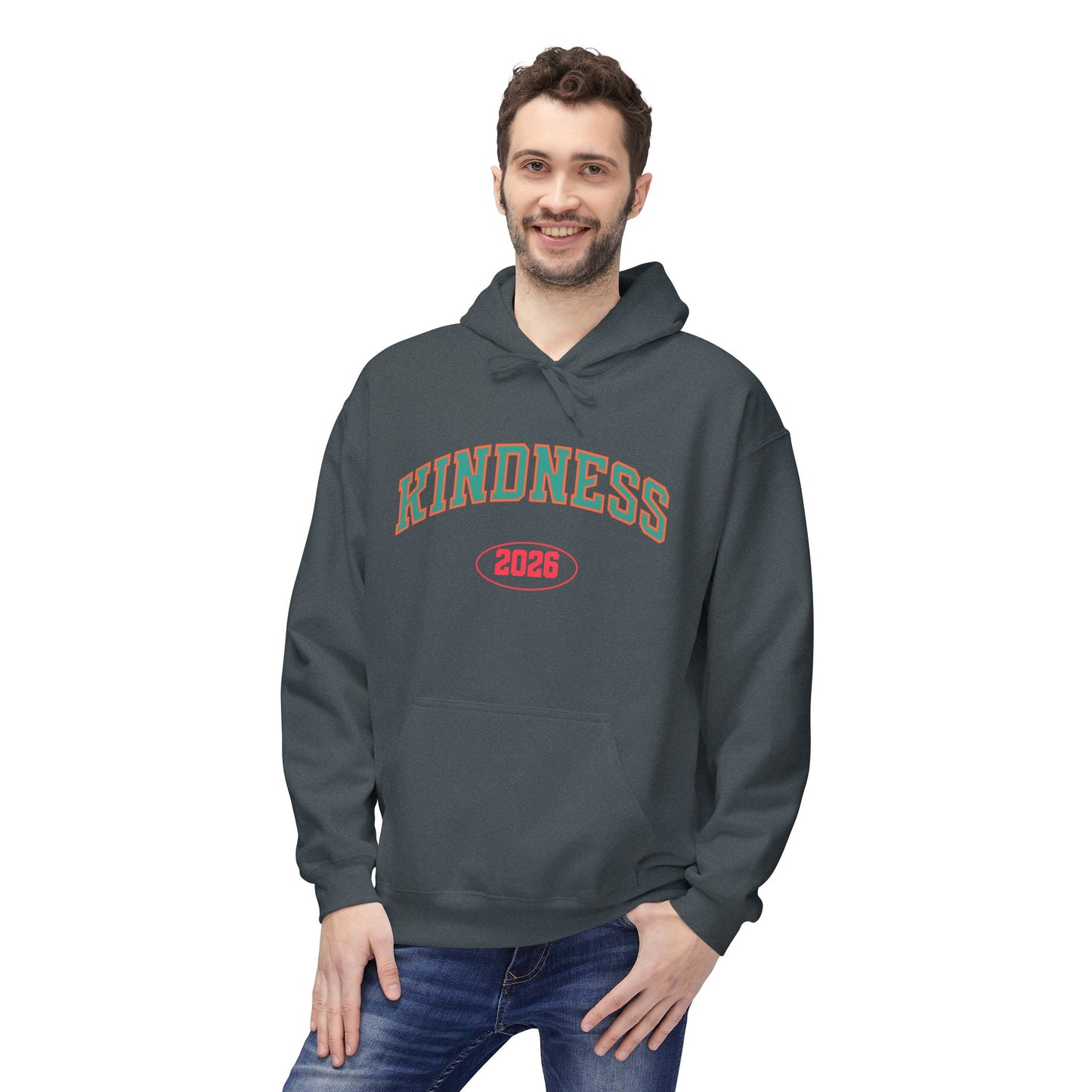 Copy of Kindness 2026 Hoodie — Vintage Collegiate Inspirational Pullover