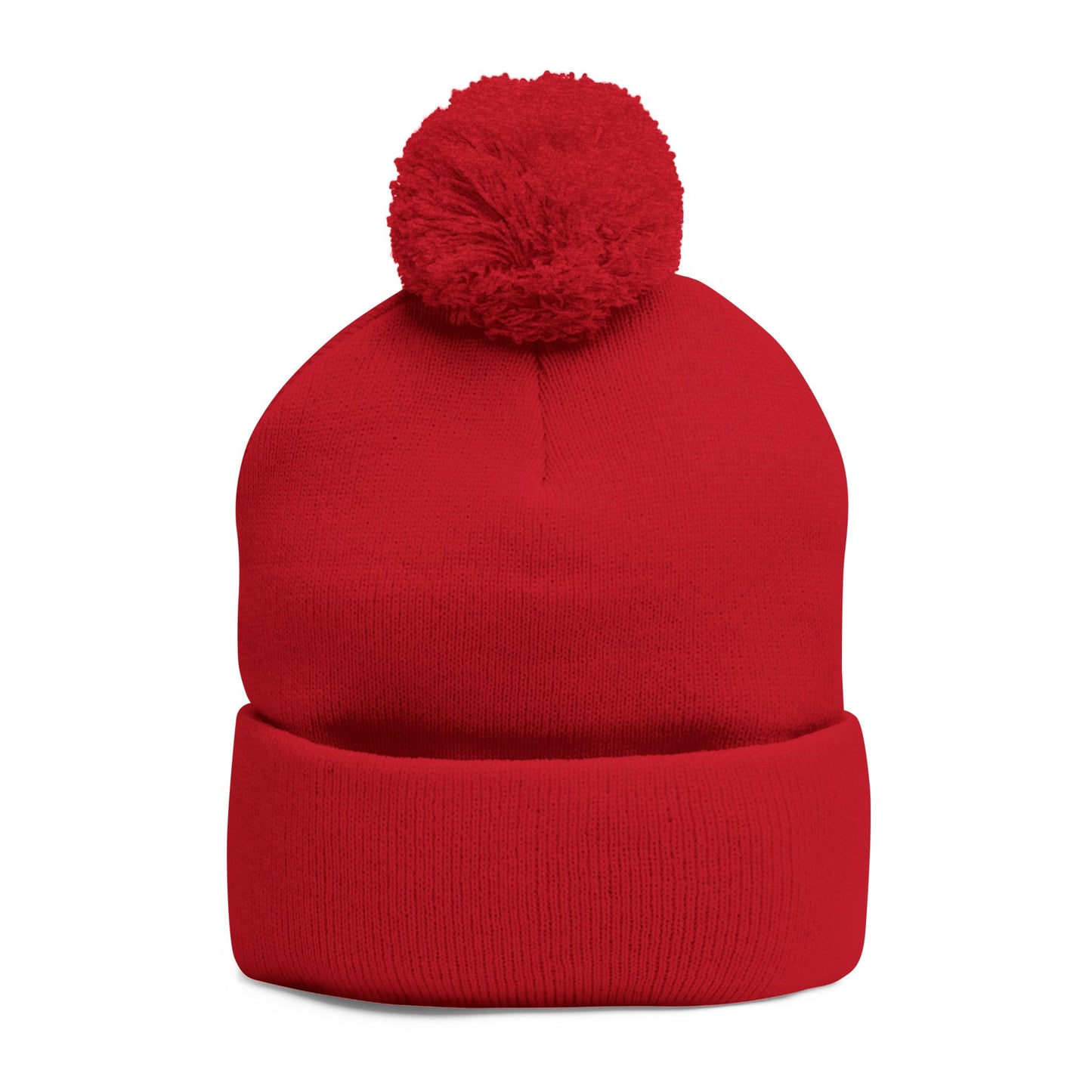 Radiate Positivity Embroidered Pom-Pom Beanie