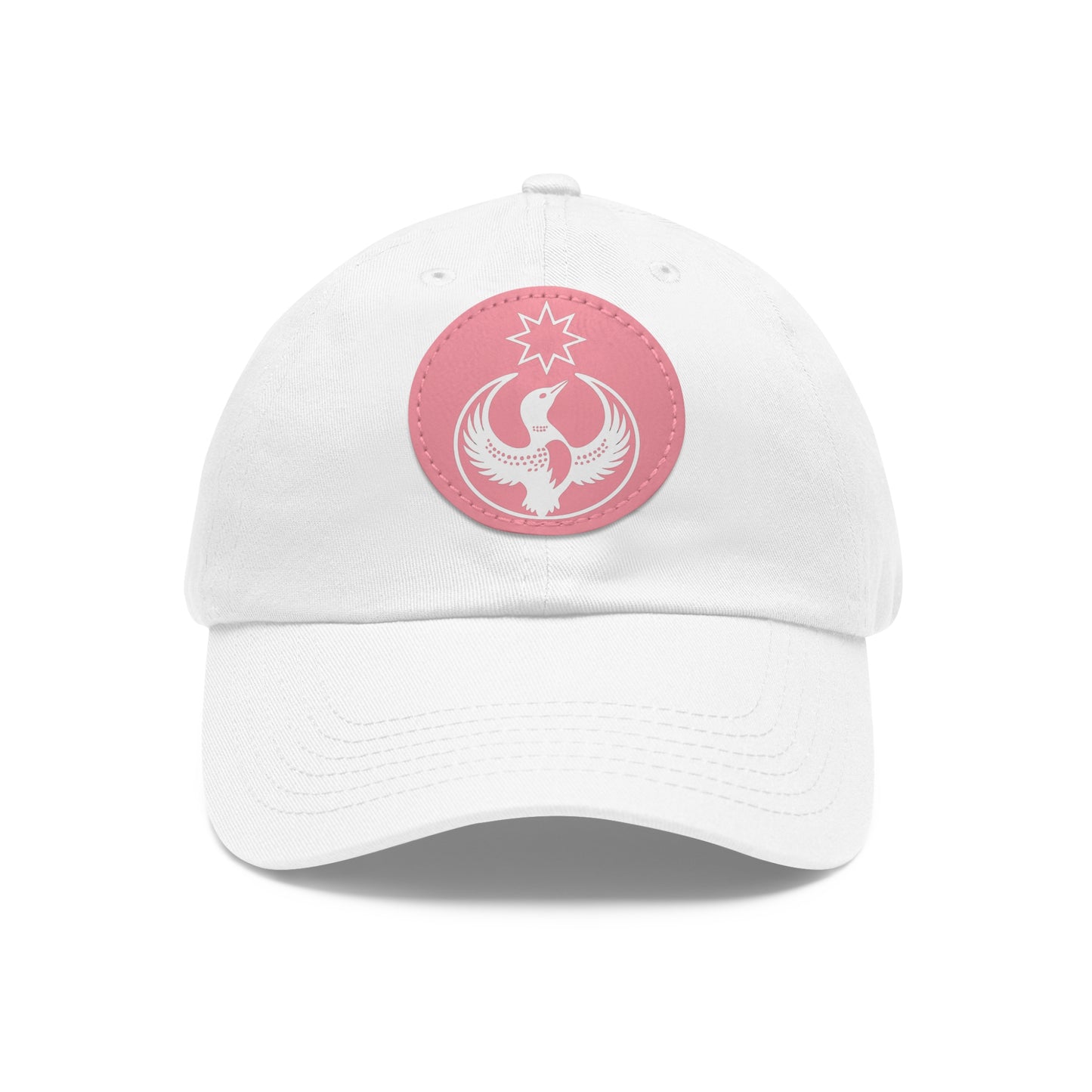 Minnesota Rebel Alliance Loon Vegan Leather Patch | Monochrome Dad Hat