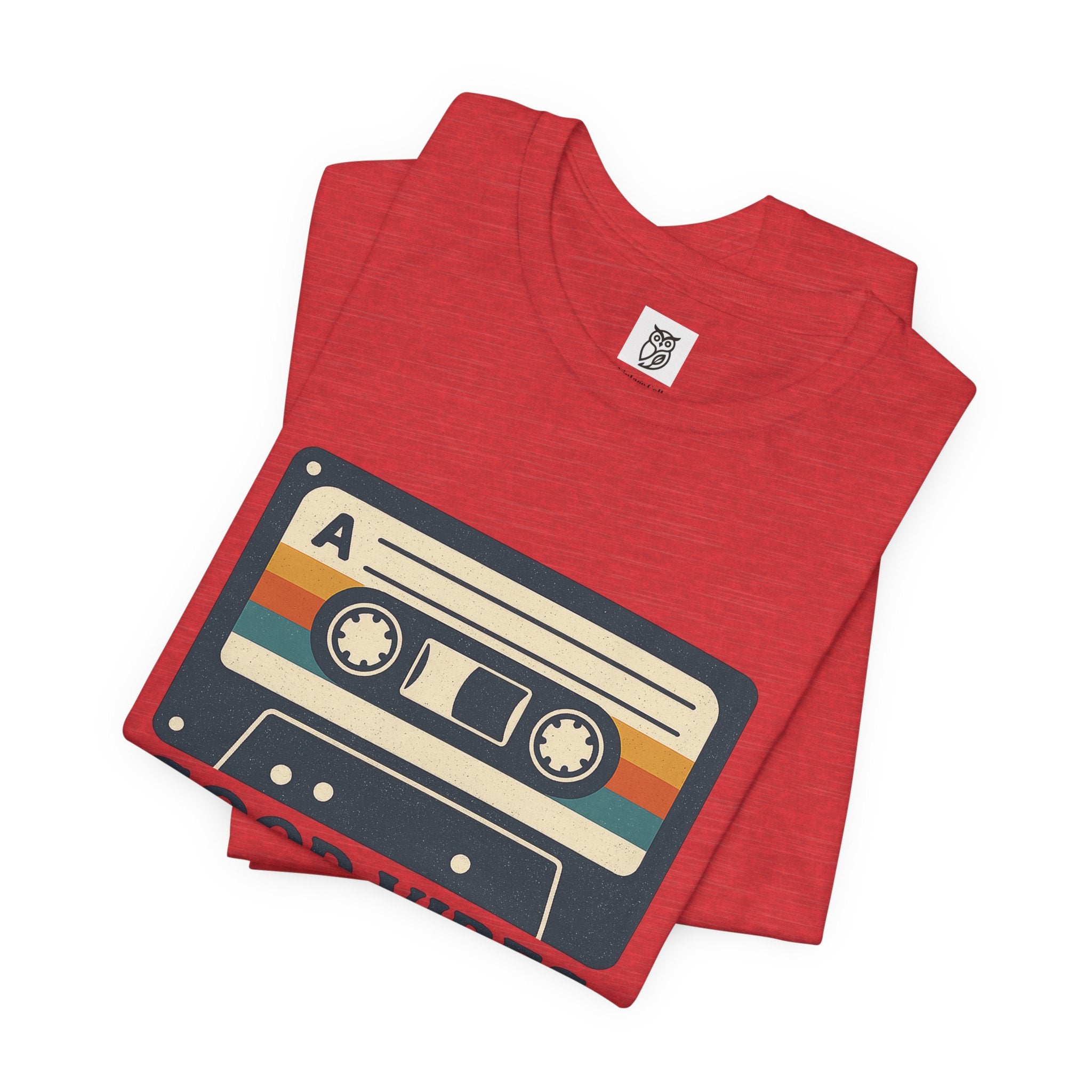 Good Vibes Mixtape Retro Cassette T-Shirt