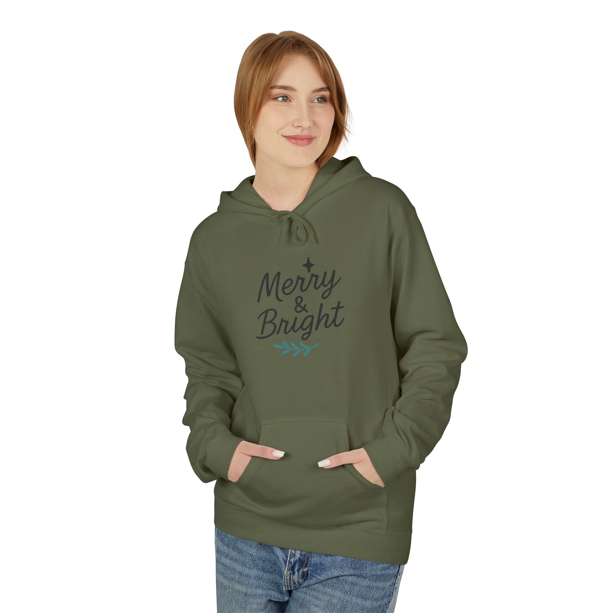Merry and Bright Holiday Hoodie