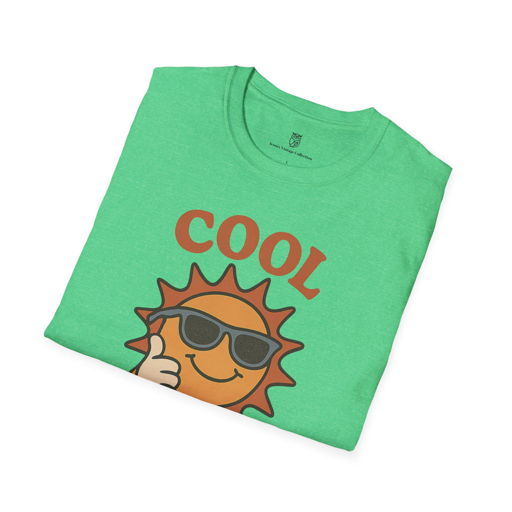Cool Dude Sun Retro Sunglasses T-Shirt — Summer Beach Tee