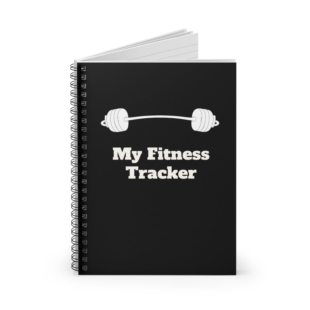 Fitness Tracker Spiral Notebook — Workout Log & Exercise Journal