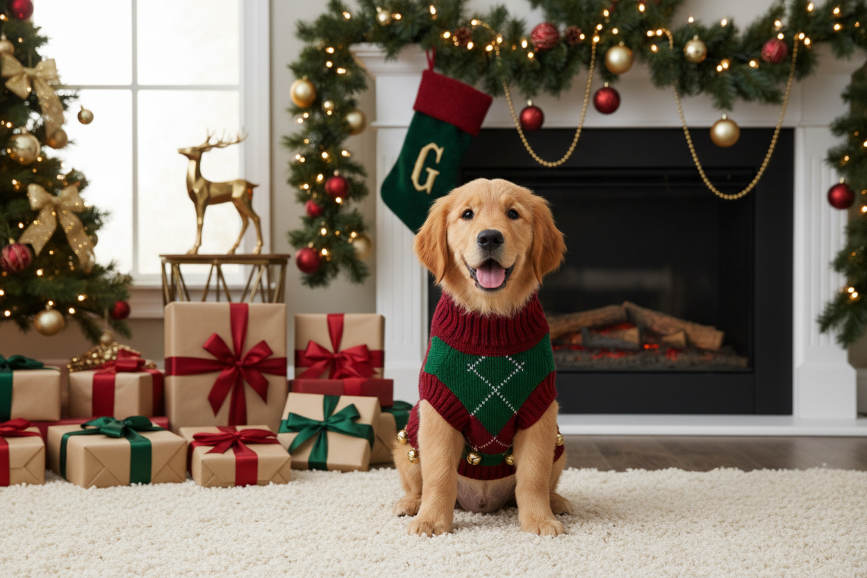 create pet image for the holidays